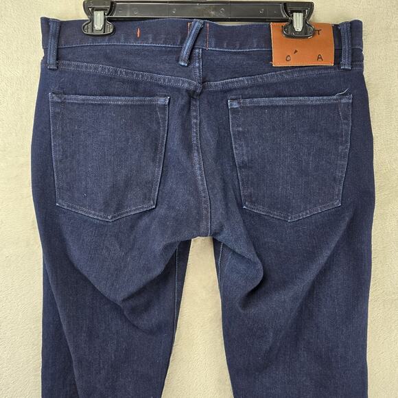 Hiroshi Kato Jeans 34x29 Blue The Pen Slim Selvedge Japanese Raw Denim 10.5 oz - Picture 11 of 16